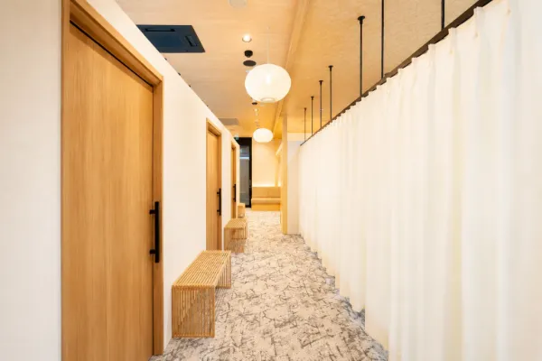 Clinic interior corridor
